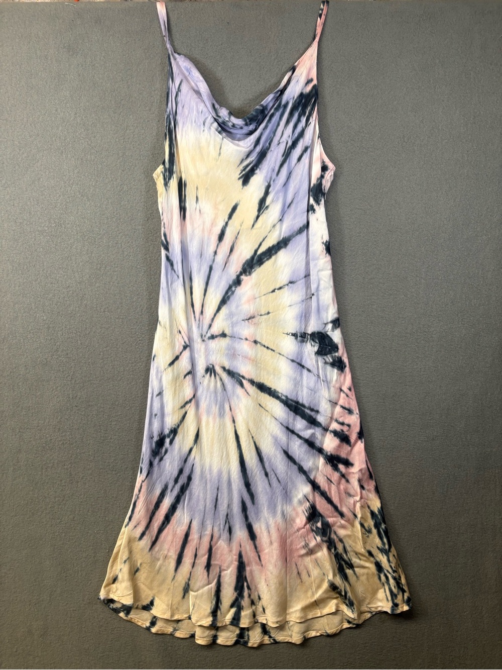 Young Fabulous & Broke Women’s Midi Tie Dye Slip Dress SZ S - Picture 1 of 6